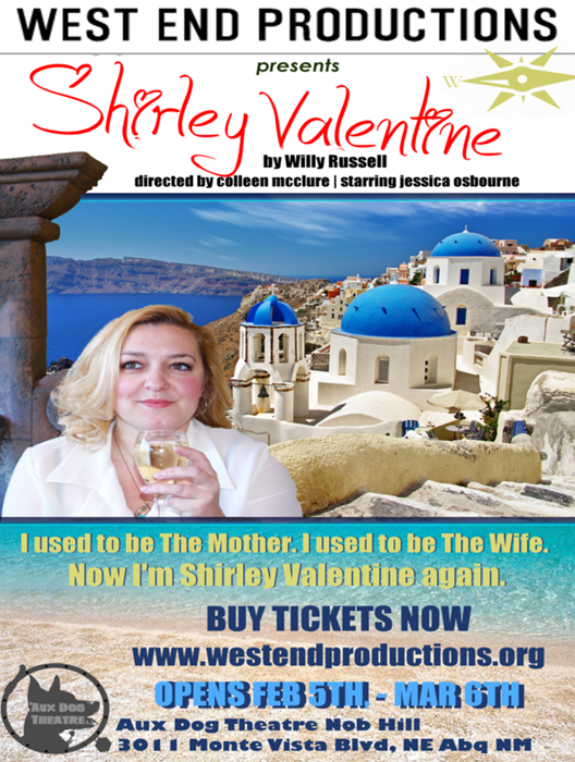Shirley Valentine at West End Productions - Performances ...