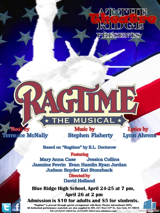 ragtime musical poster
