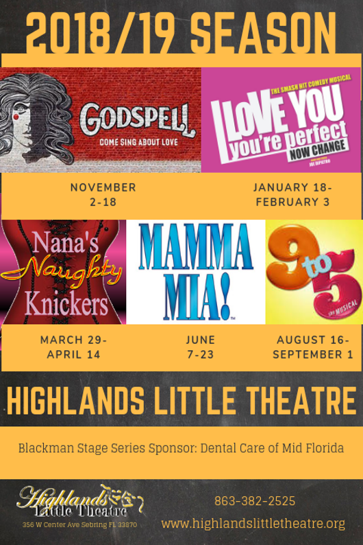 Nana's Naughty Knickers at Highlands Little Theatre - Performances March  29, 2019 to April 14, 2019 - Ads, page: 13