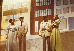 Irene (Kathy Andrew), Cornelius (Rick Roger), Barnaby (Brian Gilbert), and Minnie (Carol Warren)