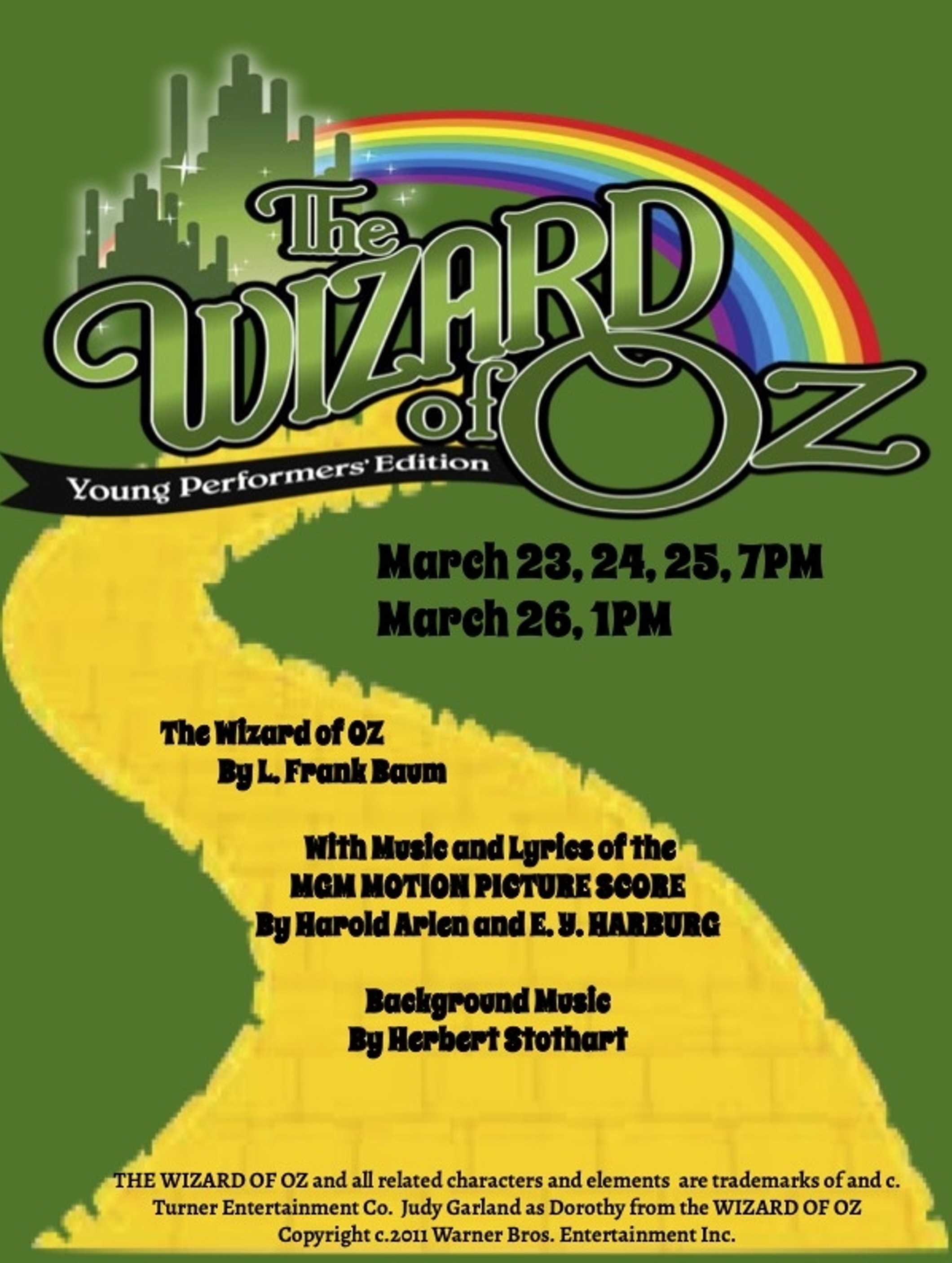 The Wizard of Oz (Young Performers' Edition) at Philadelphia Academy