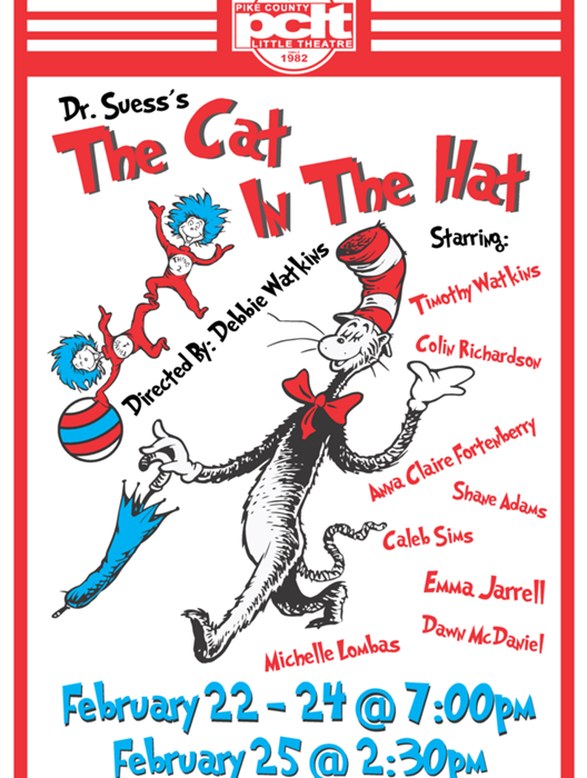 Dr. Seuss's The Cat in the Hat at Pike County Little Theatre ...