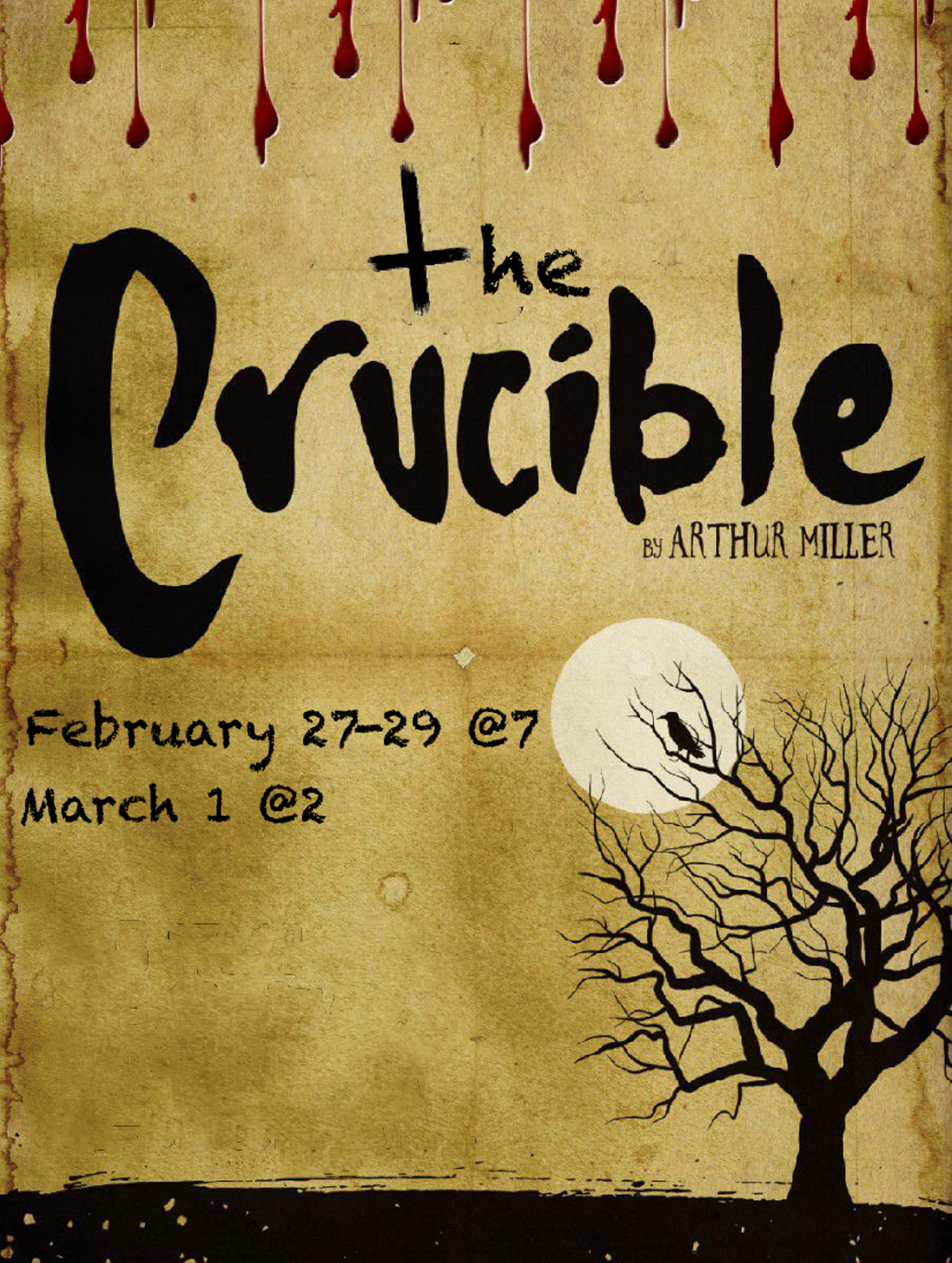the crucible play poster