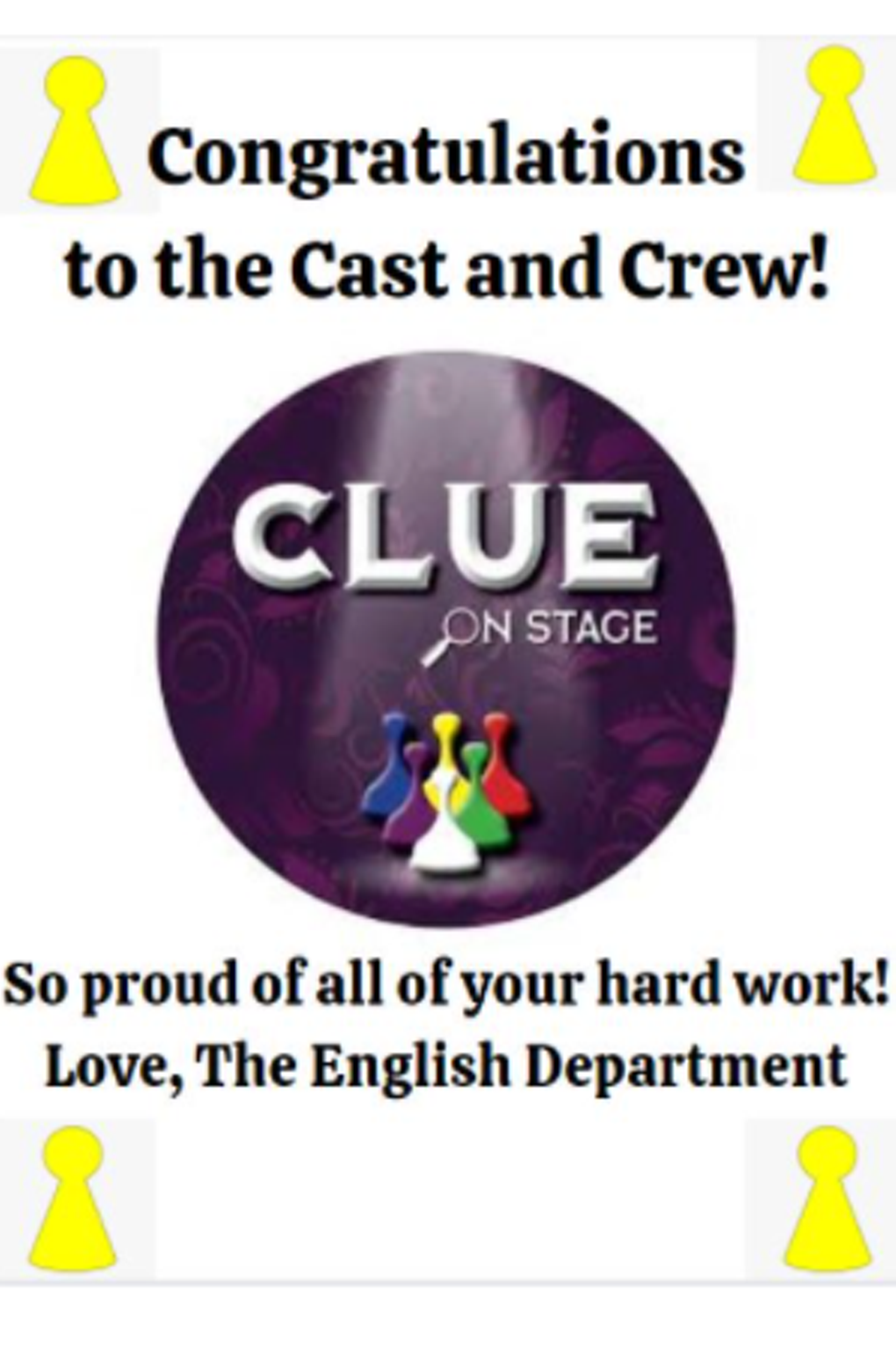 Clue: On Stage at Valley Stream North High School Performances April